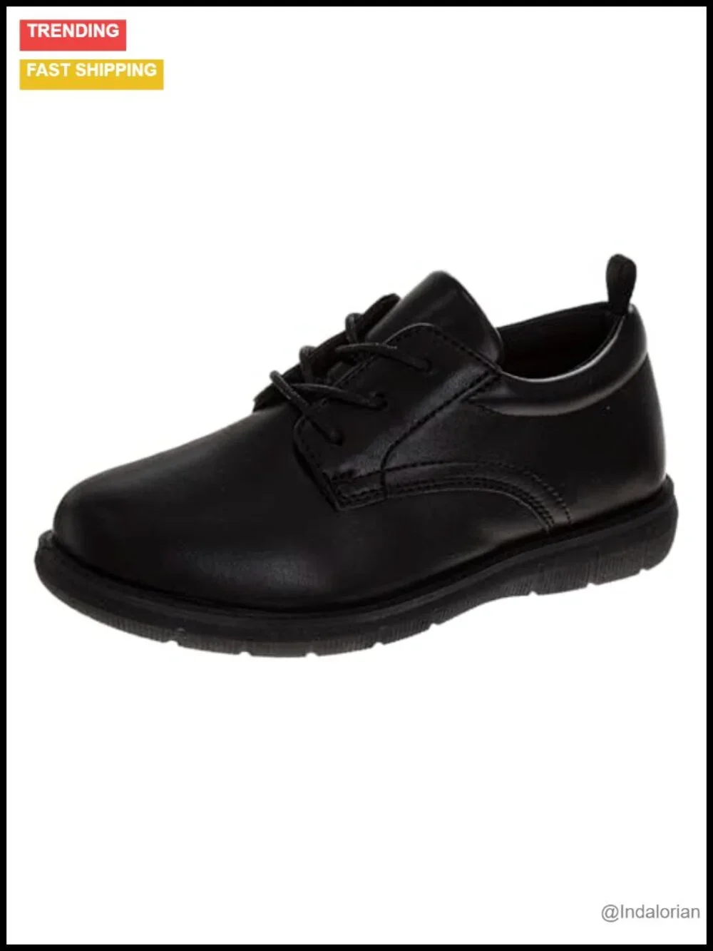 Boys Dress Oxford Shoes Wingtip Formal Lace-Up School Uniform Wedding Church